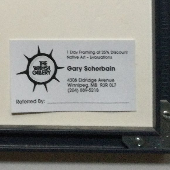 Hand colored etching? engraving? print street view small wall decor pencil signe - Picture 6 of 6